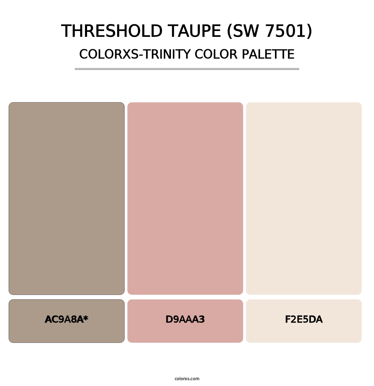 Threshold Taupe (SW 7501) - Colorxs Trinity Palette