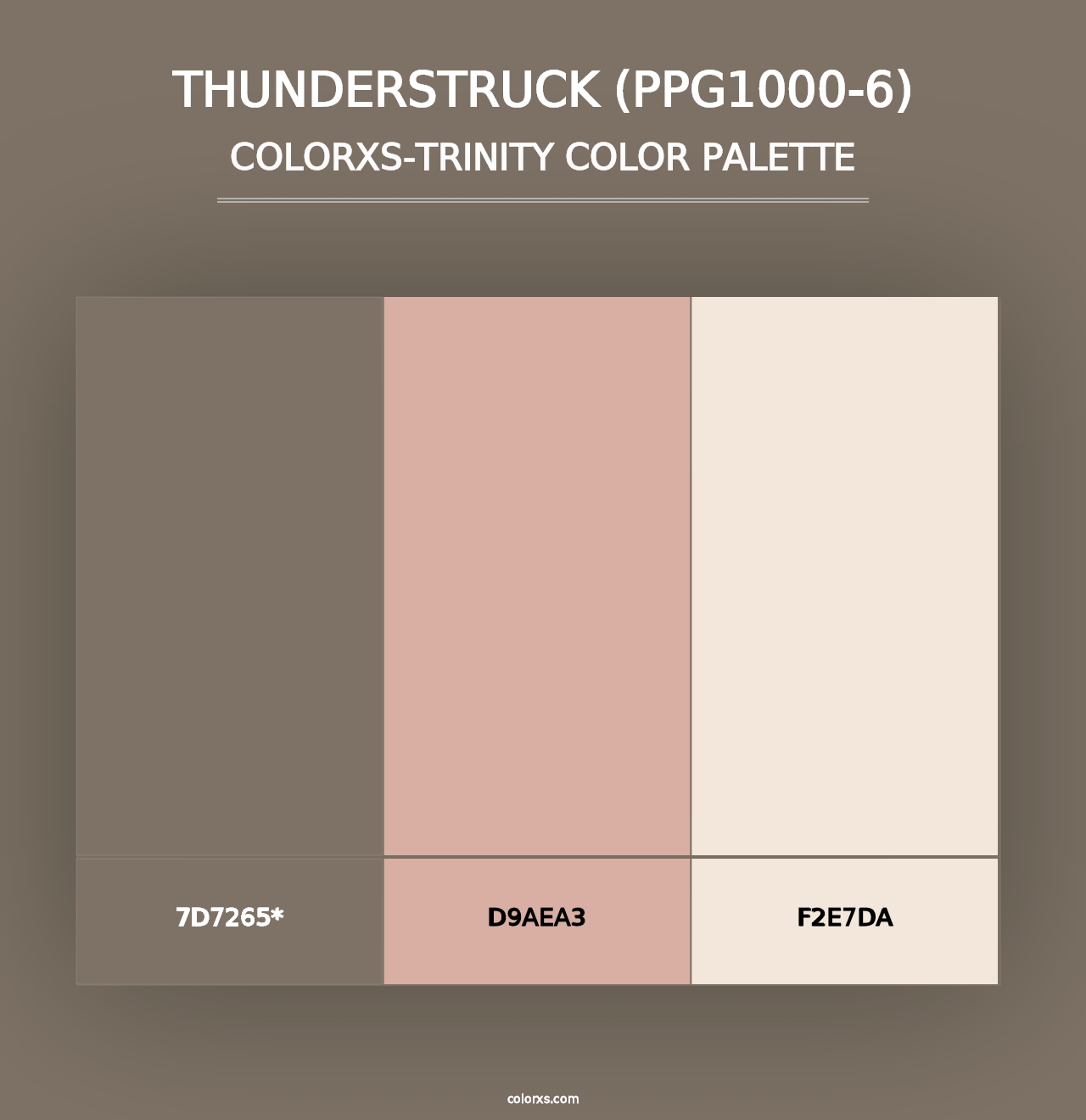 Thunderstruck (PPG1000-6) - Colorxs Trinity Palette