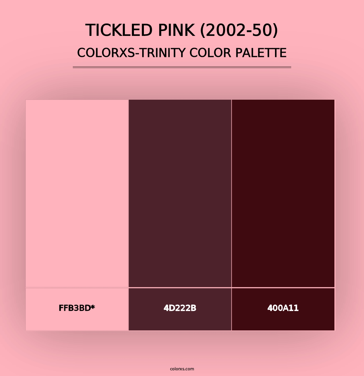 Tickled Pink (2002-50) - Colorxs Trinity Palette