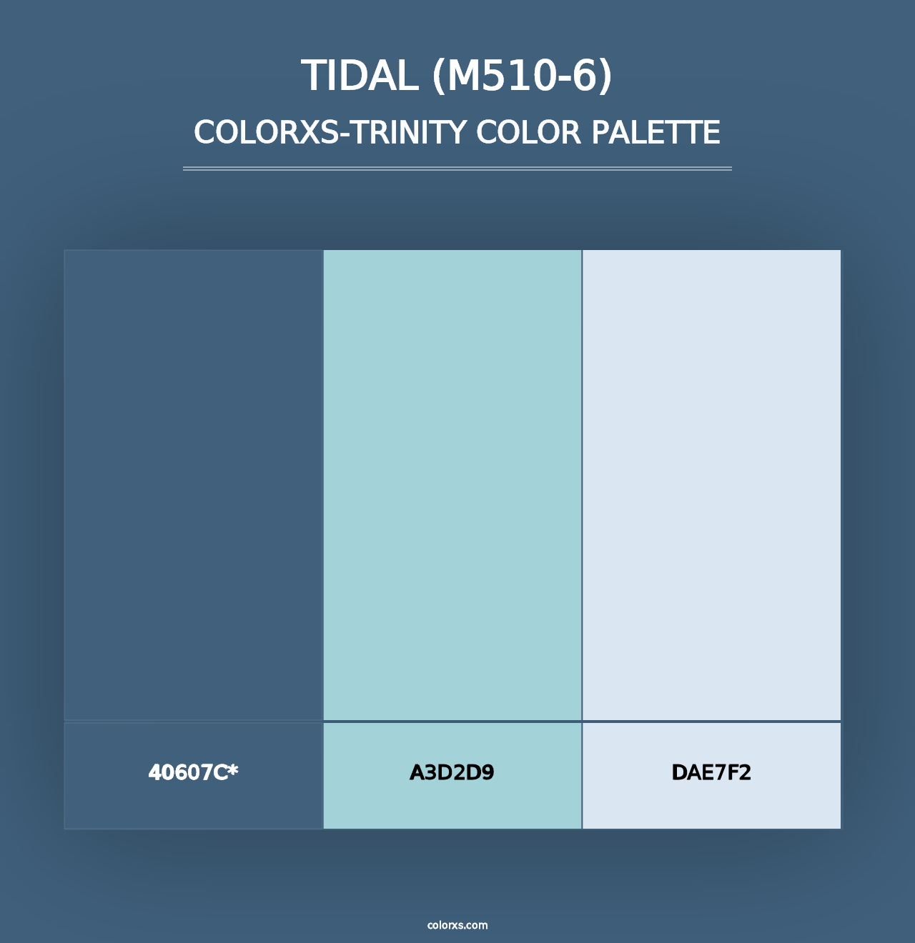 Tidal (M510-6) - Colorxs Trinity Palette