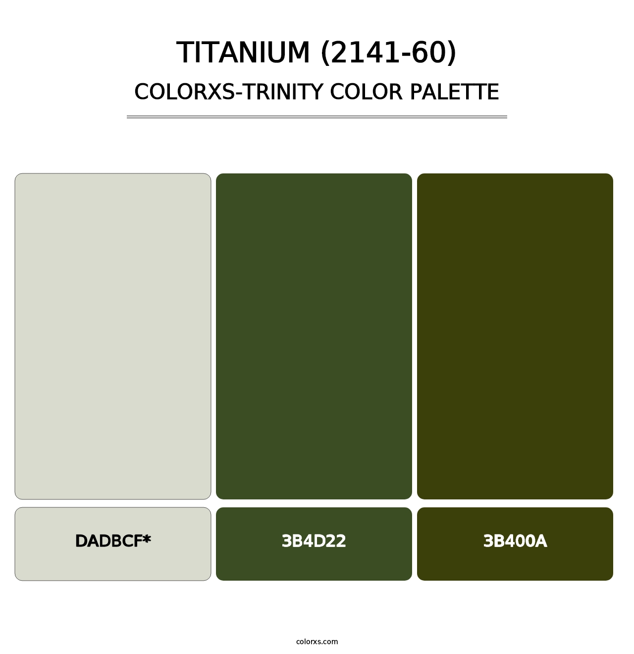 Titanium (2141-60) - Colorxs Trinity Palette