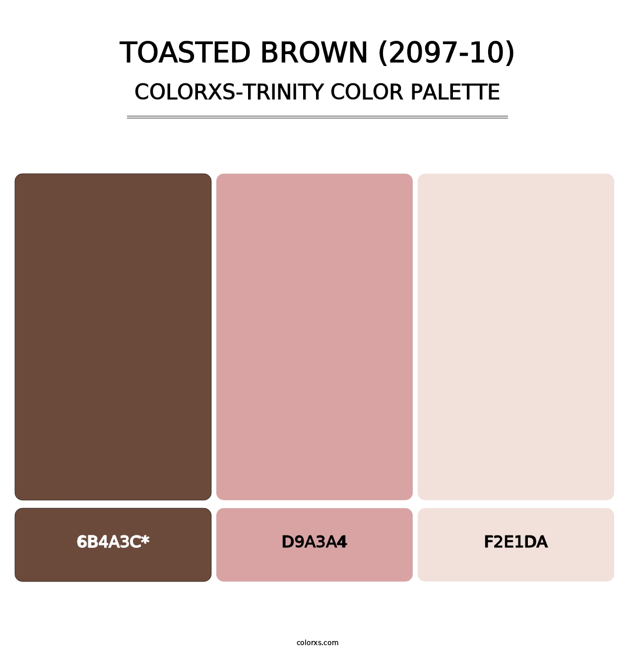 Toasted Brown (2097-10) - Colorxs Trinity Palette