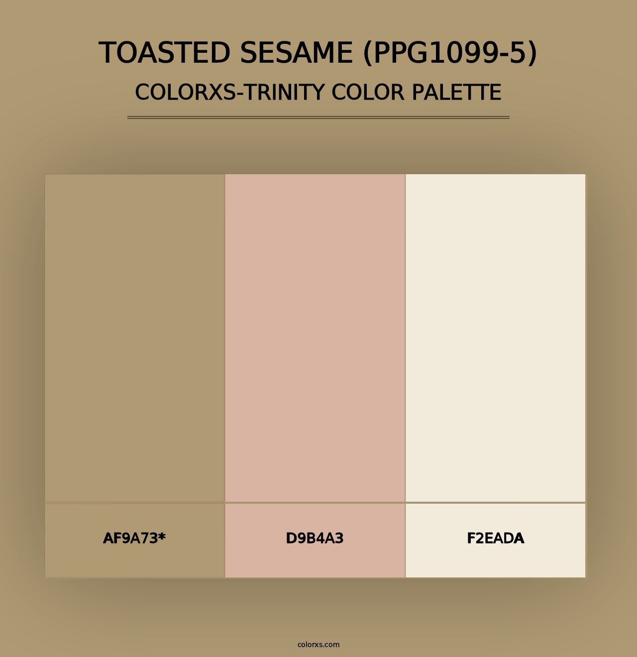 Toasted Sesame (PPG1099-5) - Colorxs Trinity Palette