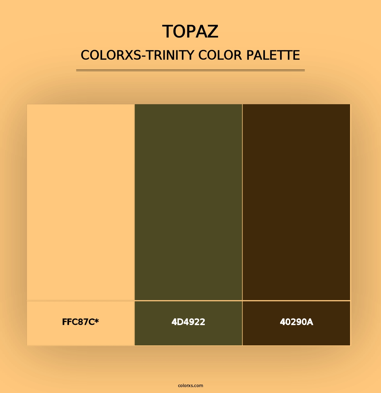 Topaz - Colorxs Trinity Palette