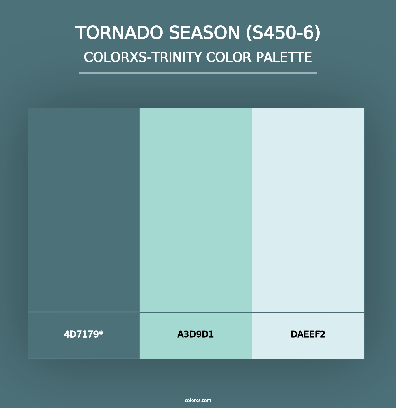 Tornado Season (S450-6) - Colorxs Trinity Palette