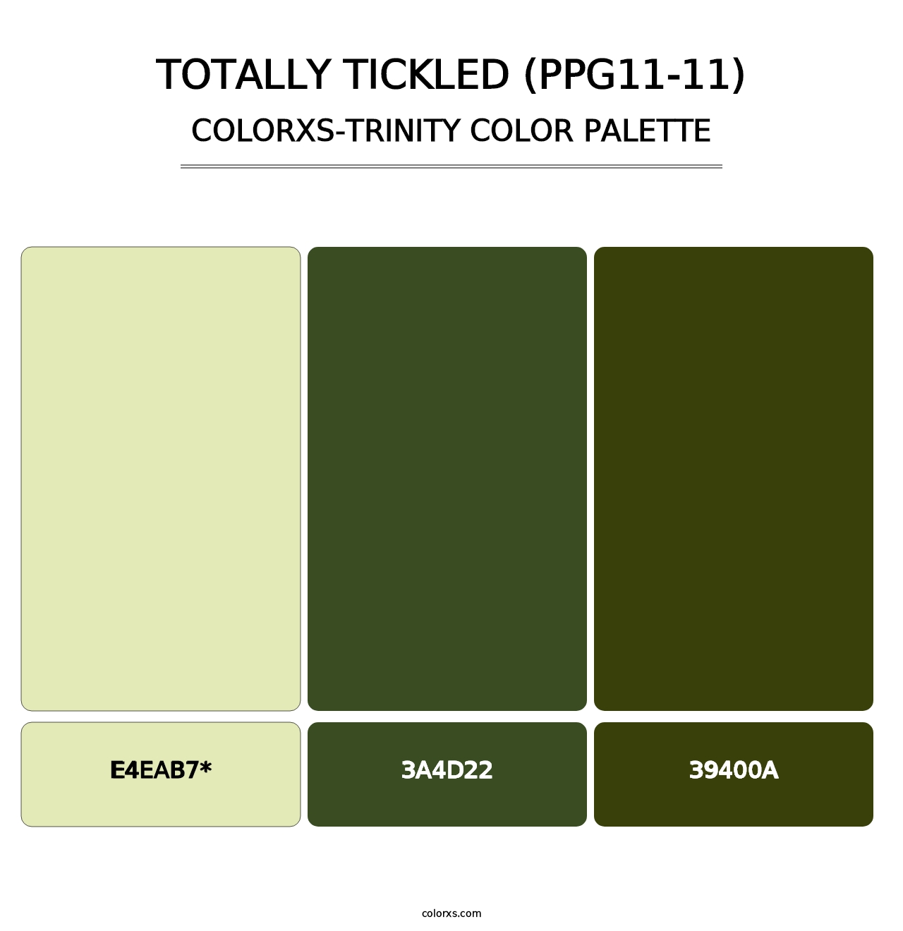 Totally Tickled (PPG11-11) - Colorxs Trinity Palette