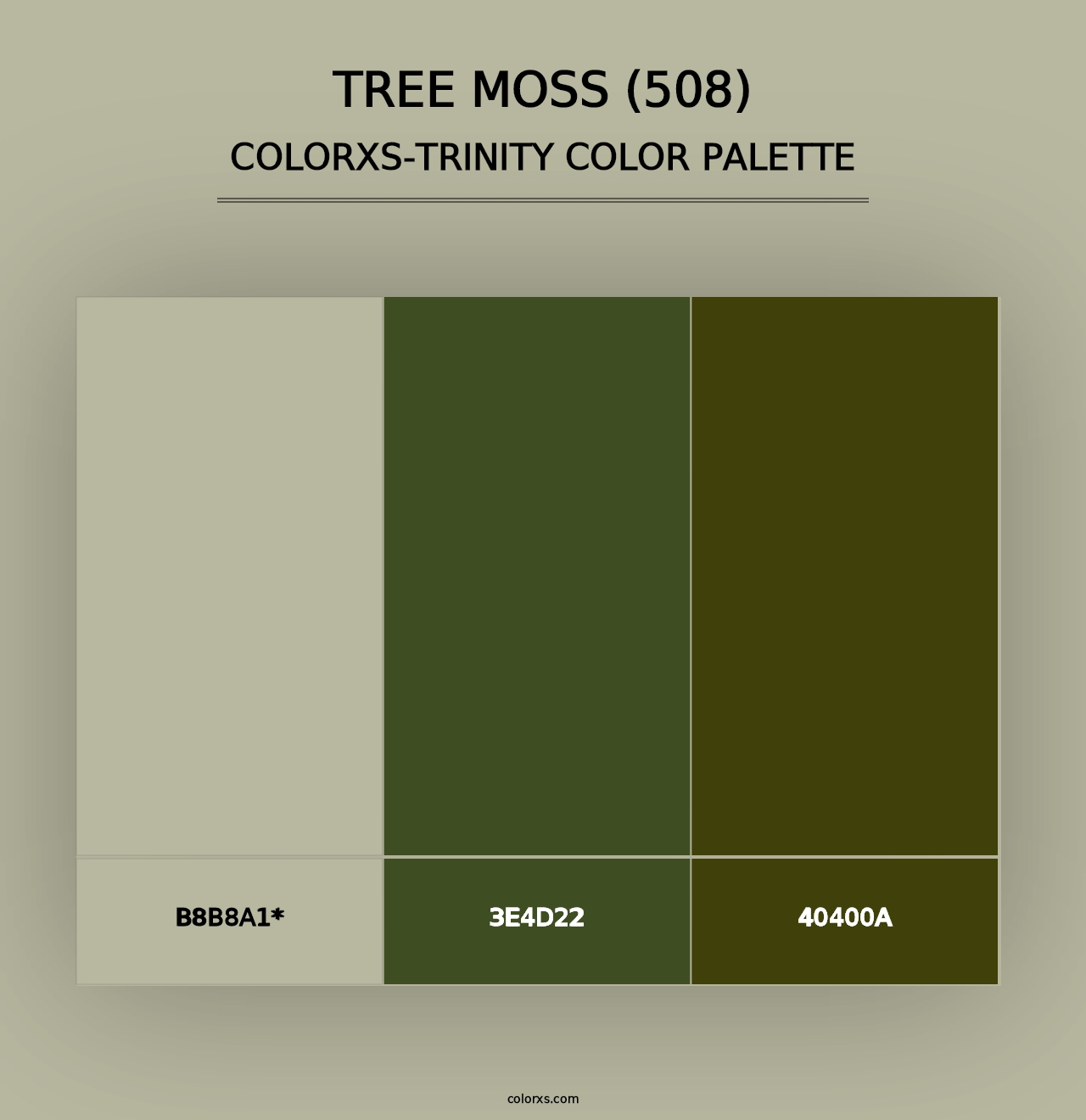 Tree Moss (508) - Colorxs Trinity Palette