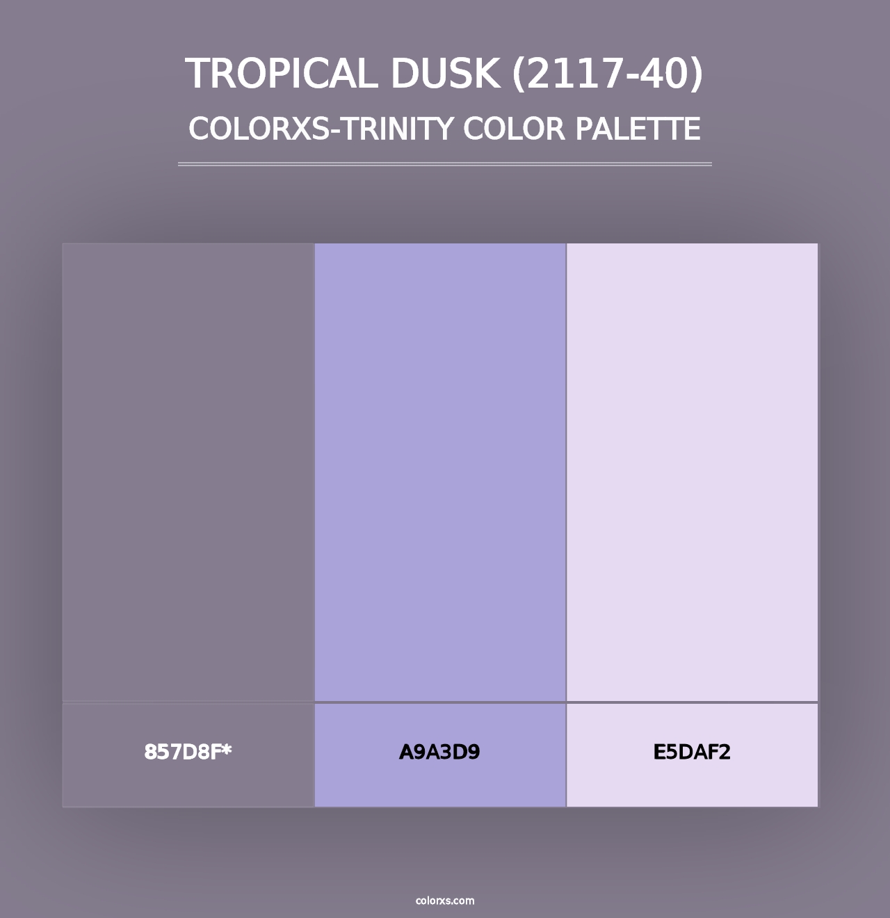 Tropical Dusk (2117-40) - Colorxs Trinity Palette