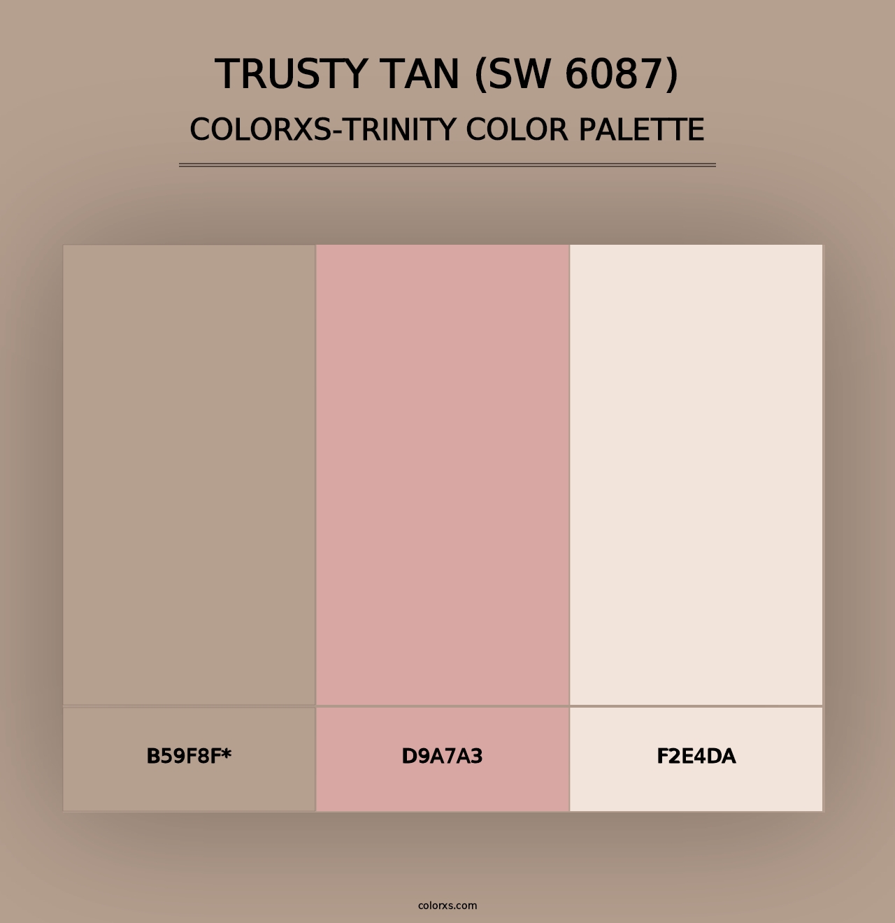 Trusty Tan (SW 6087) - Colorxs Trinity Palette