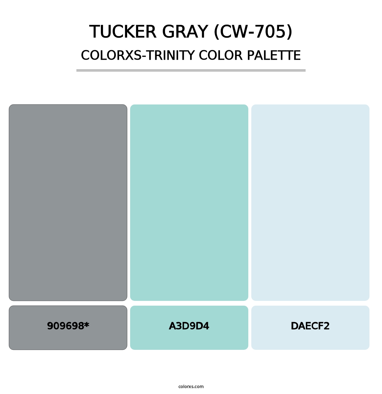 Tucker Gray (CW-705) - Colorxs Trinity Palette