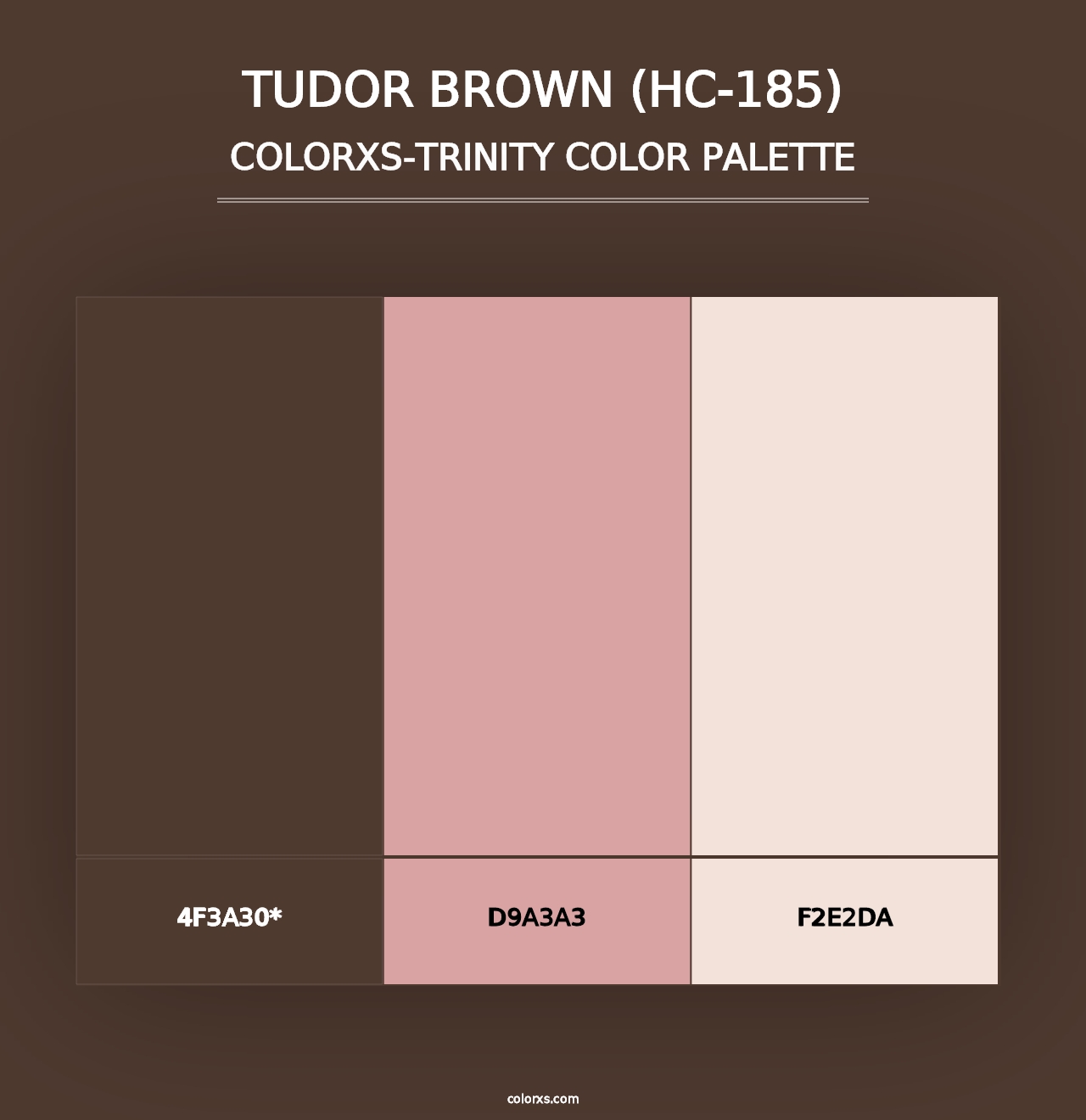 Tudor Brown (HC-185) - Colorxs Trinity Palette