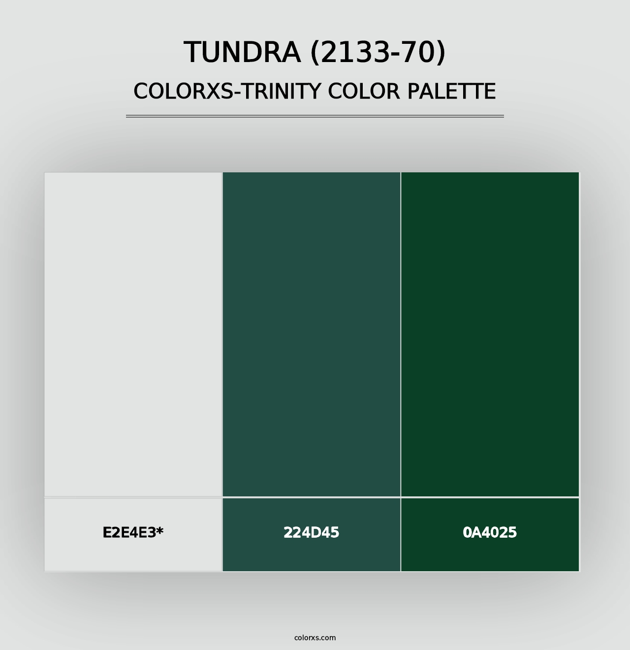 Tundra (2133-70) - Colorxs Trinity Palette