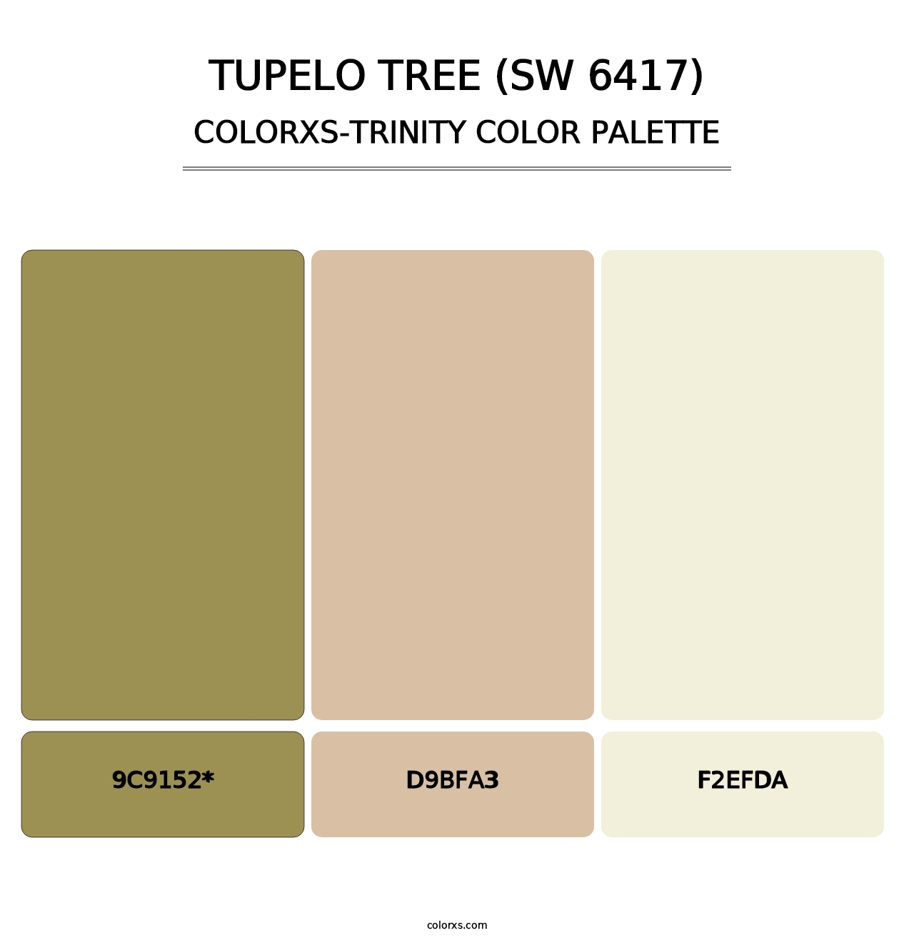 Tupelo Tree (SW 6417) - Colorxs Trinity Palette