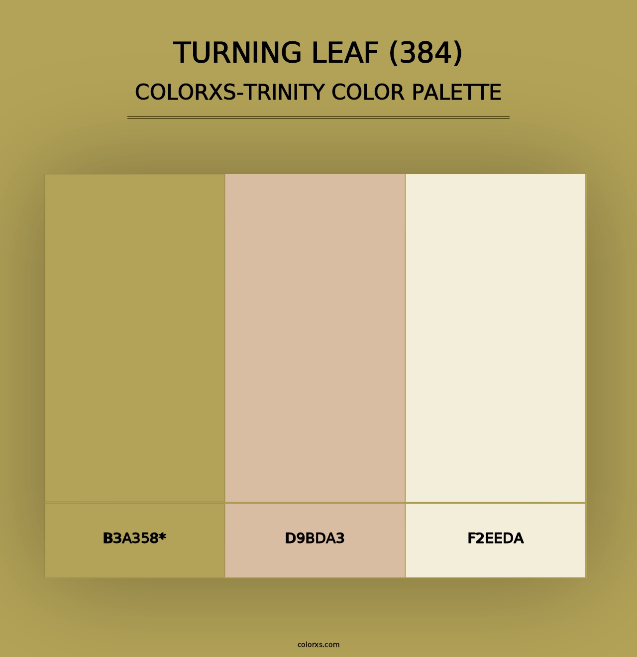 Turning Leaf (384) - Colorxs Trinity Palette