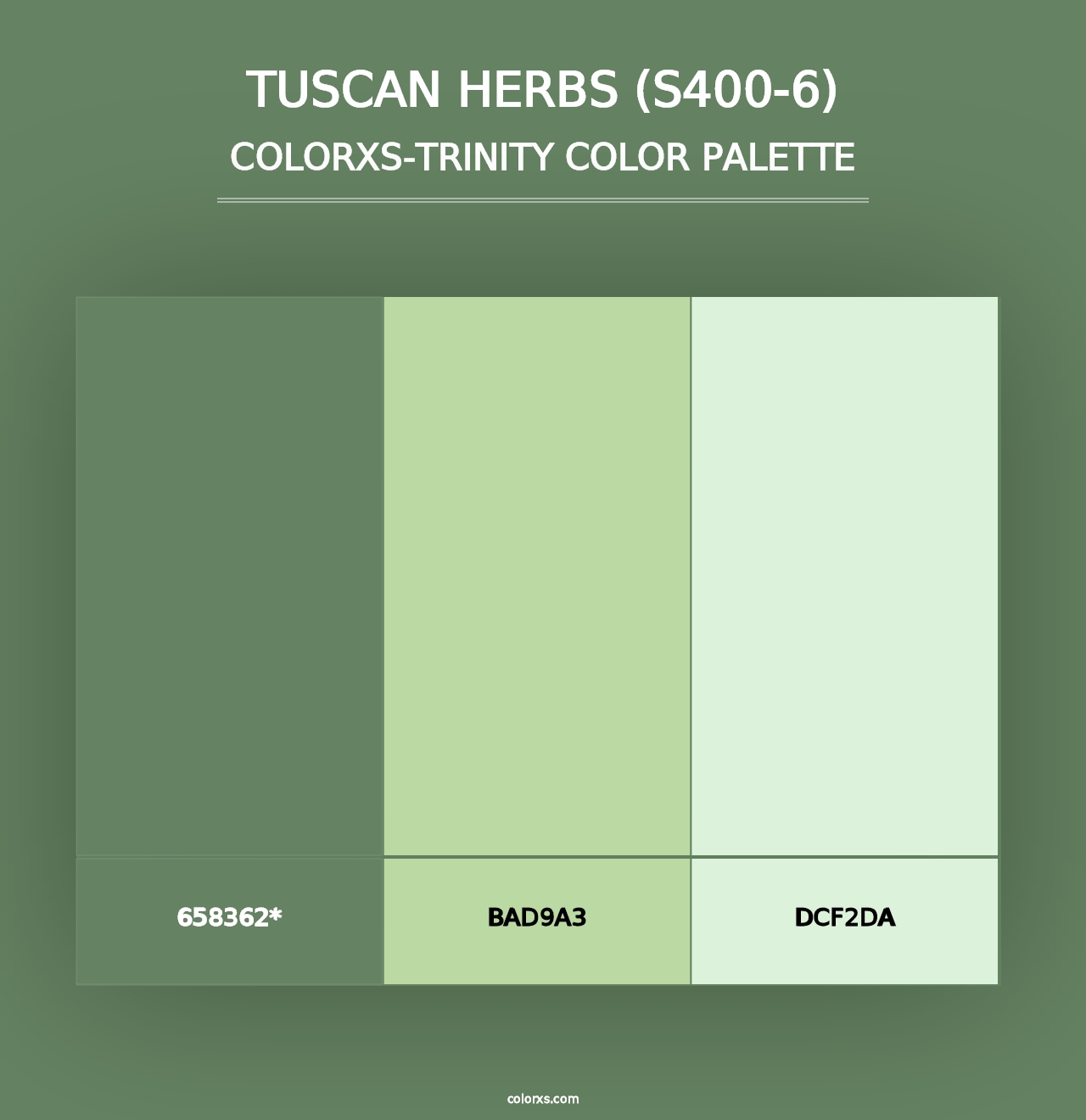 Tuscan Herbs (S400-6) - Colorxs Trinity Palette