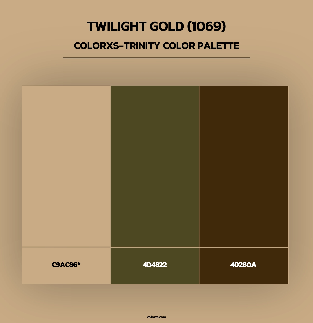 Twilight Gold (1069) - Colorxs Trinity Palette