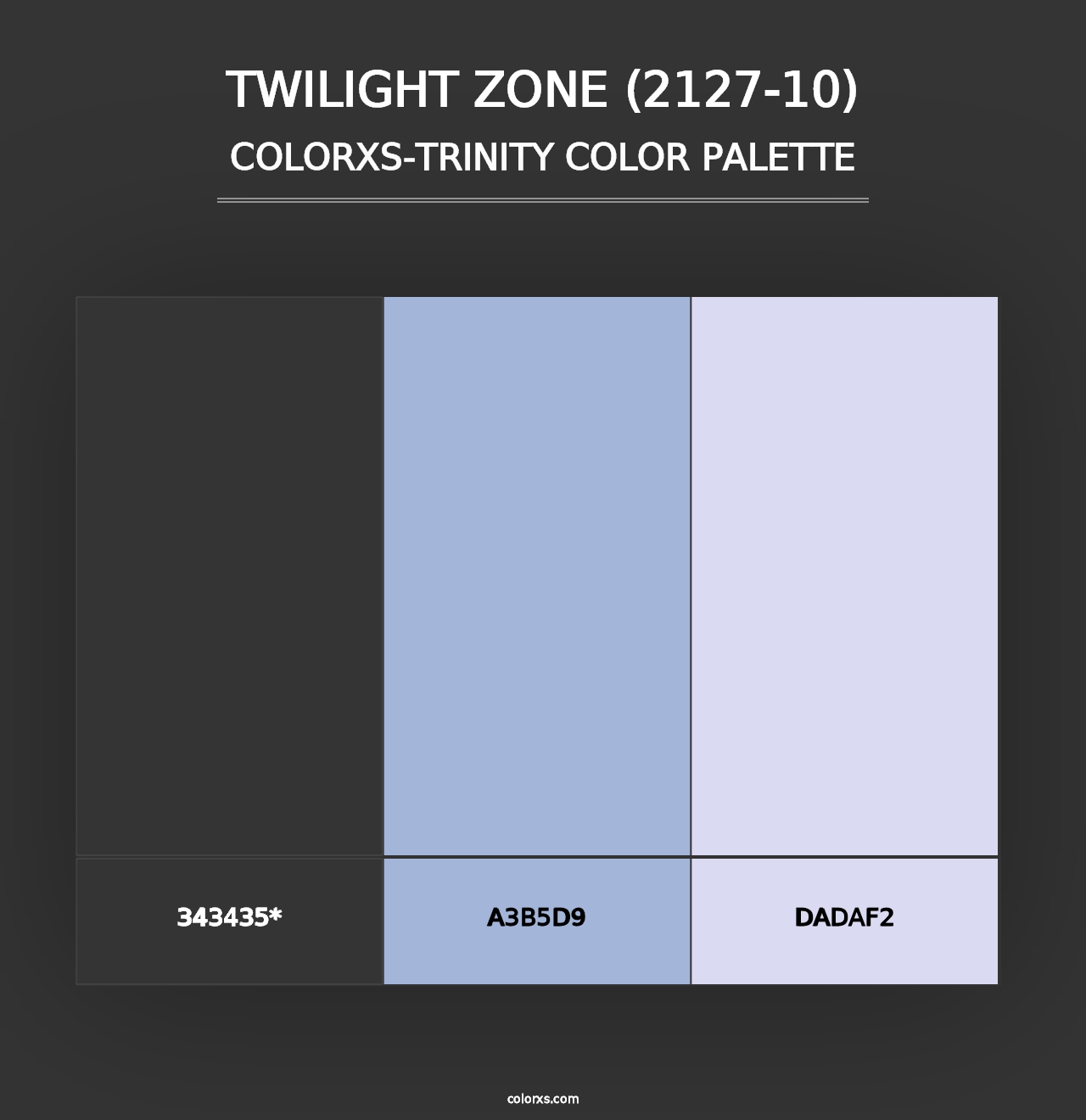 Twilight Zone (2127-10) - Colorxs Trinity Palette