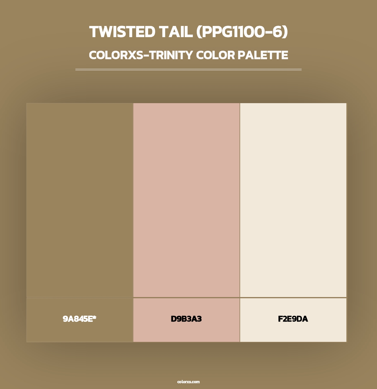 Twisted Tail (PPG1100-6) - Colorxs Trinity Palette