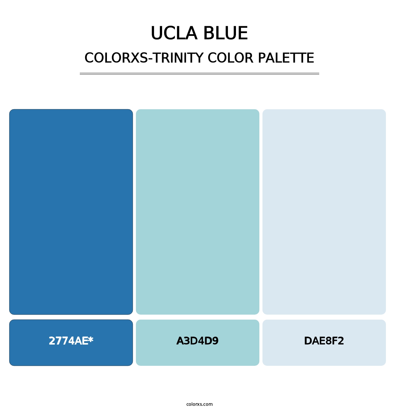 UCLA Blue - Colorxs Trinity Palette