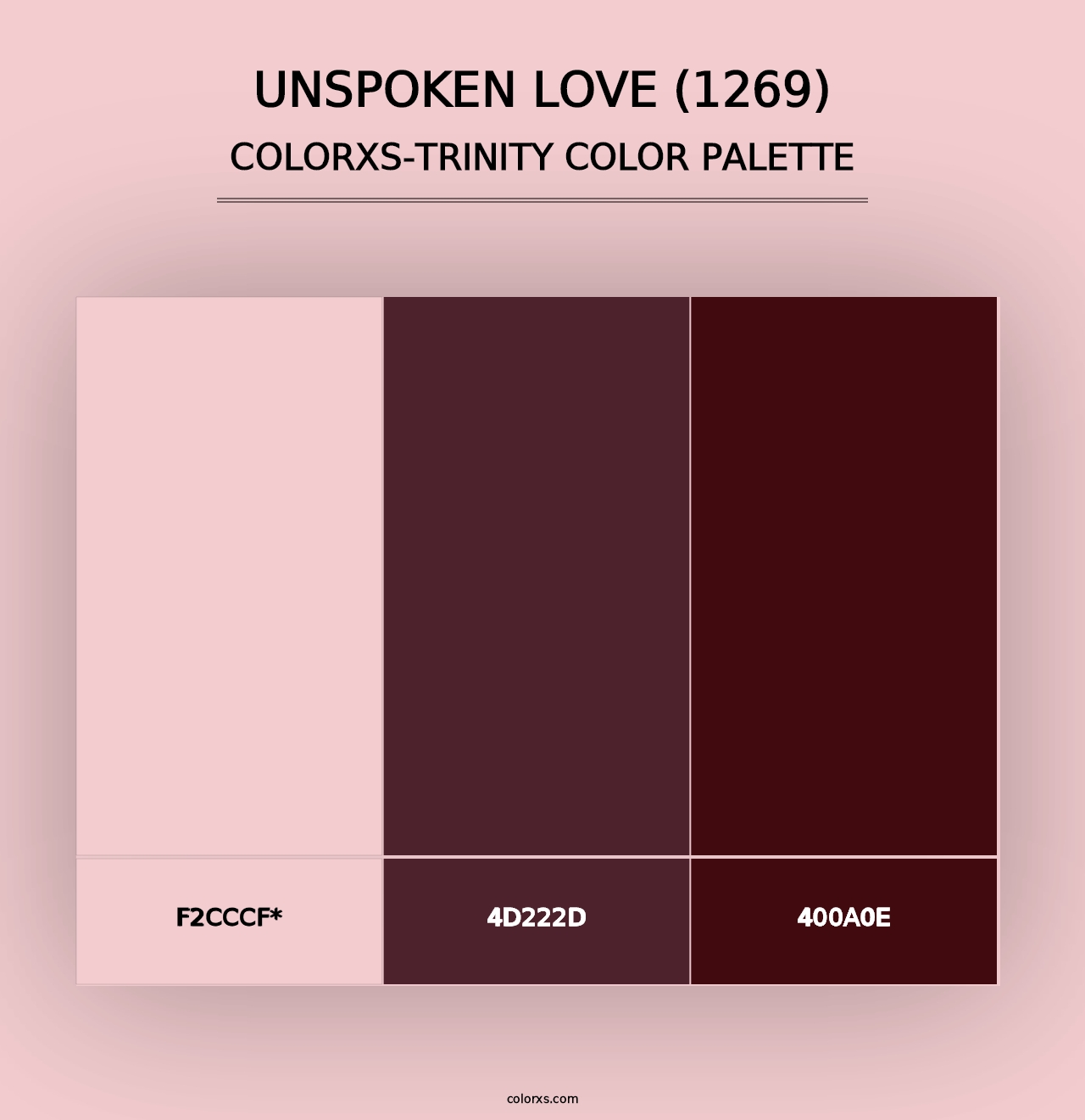 Unspoken Love (1269) - Colorxs Trinity Palette