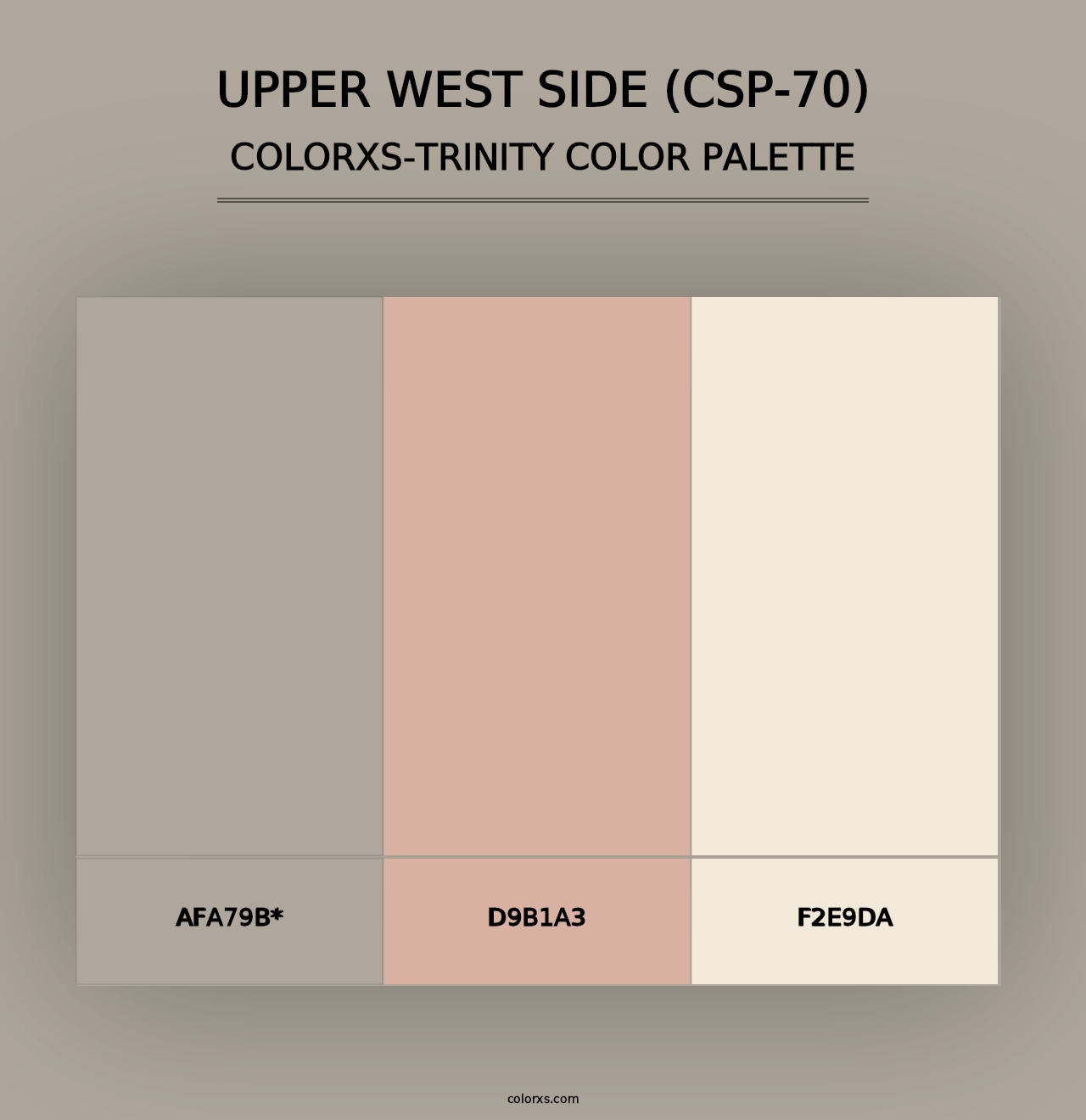 Upper West Side (CSP-70) - Colorxs Trinity Palette