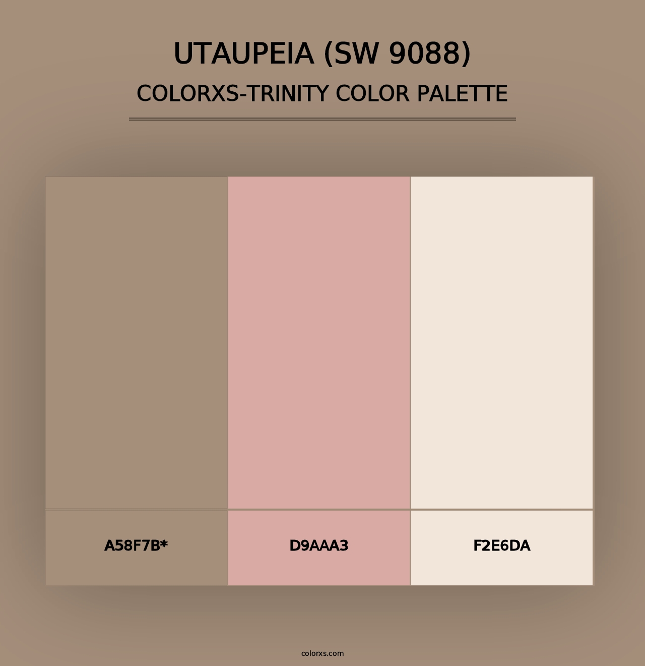 Utaupeia (SW 9088) - Colorxs Trinity Palette