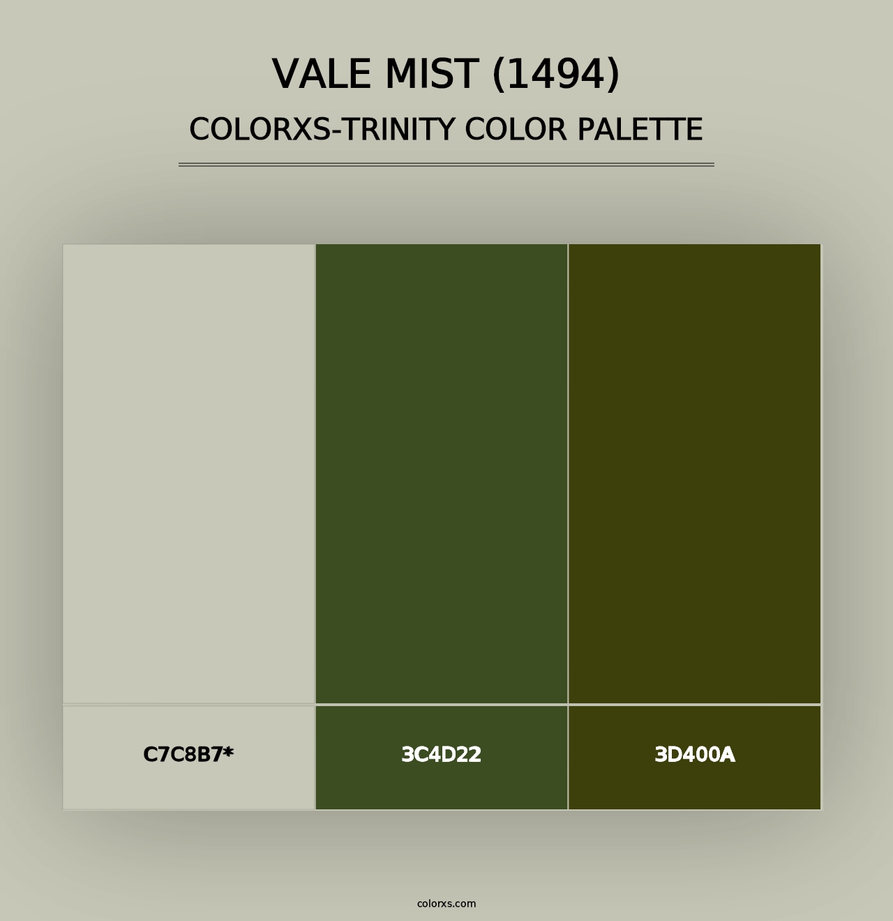 Vale Mist (1494) - Colorxs Trinity Palette