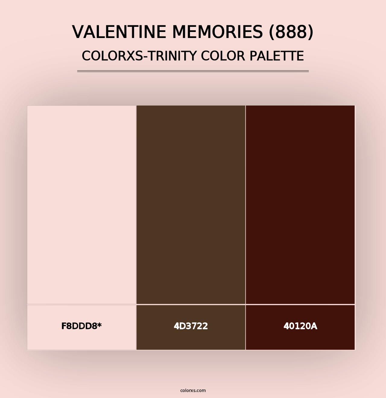 Valentine Memories (888) - Colorxs Trinity Palette