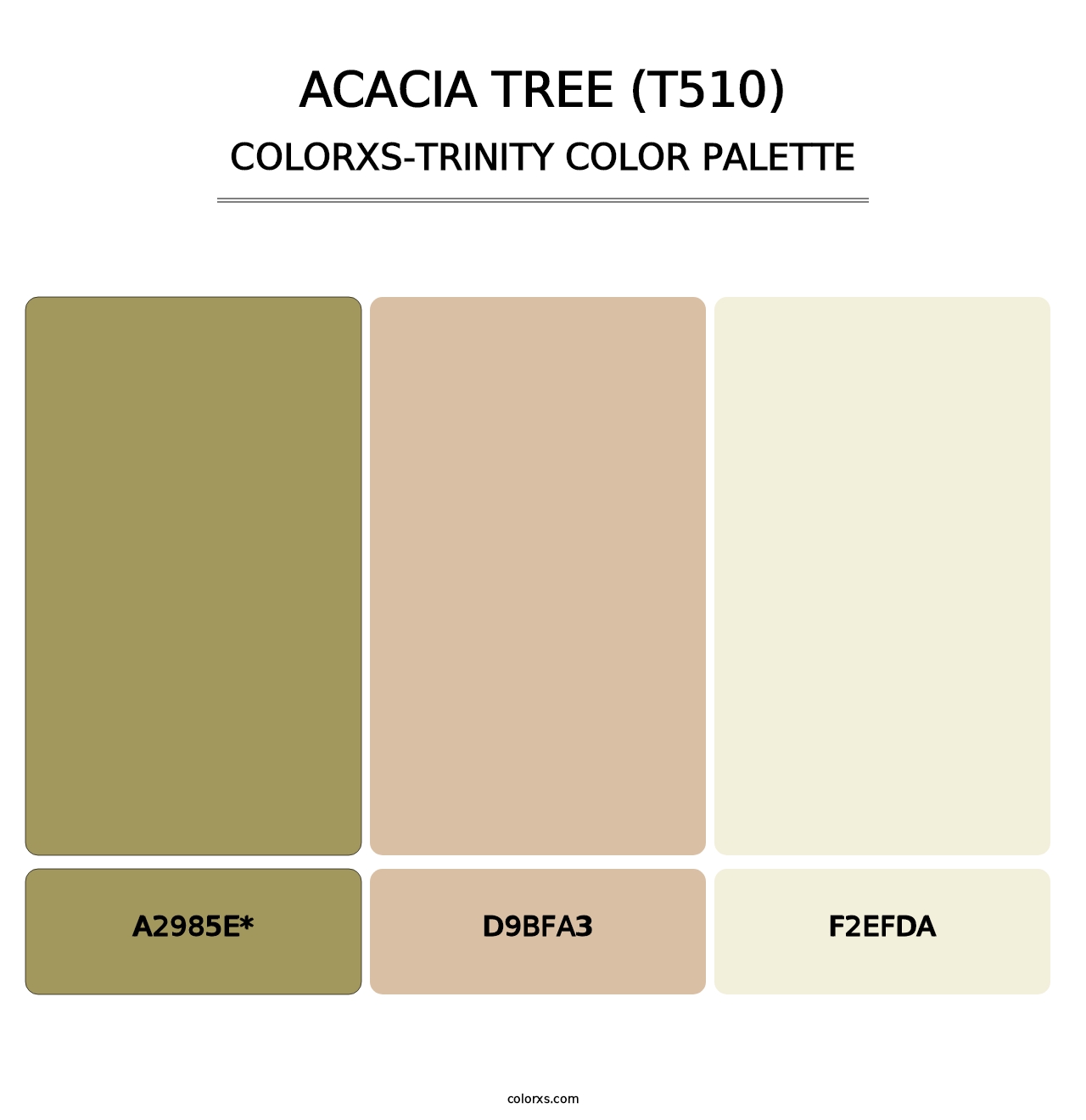 Acacia Tree (T510) - Colorxs Trinity Palette