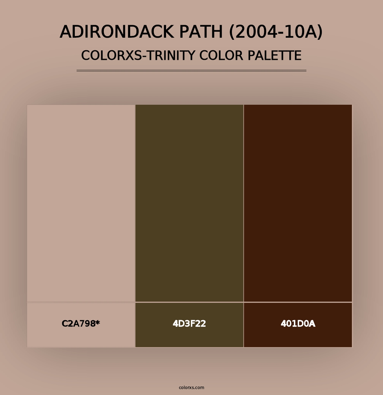 Adirondack Path (2004-10A) - Colorxs Trinity Palette