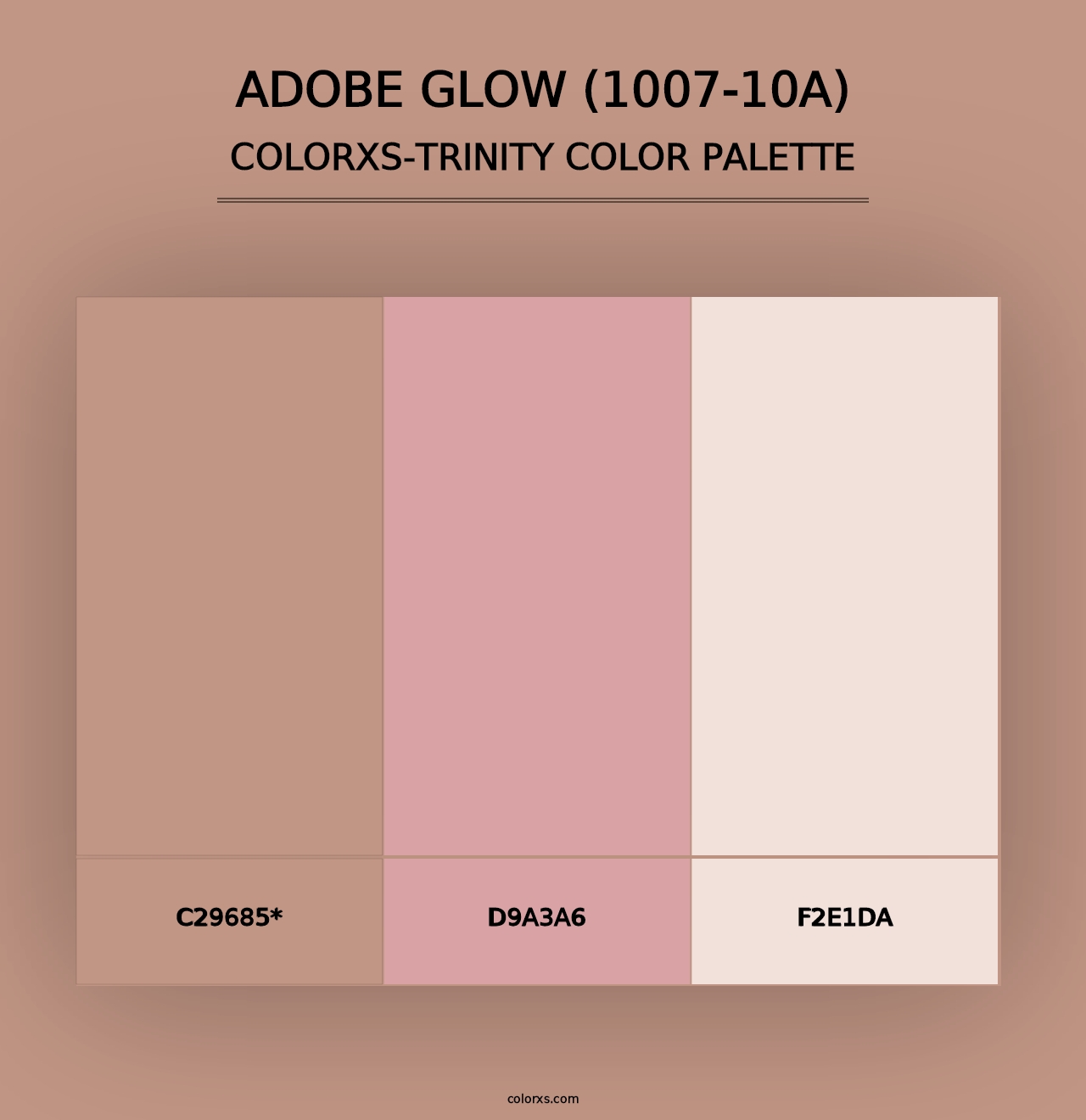 Adobe Glow (1007-10A) - Colorxs Trinity Palette