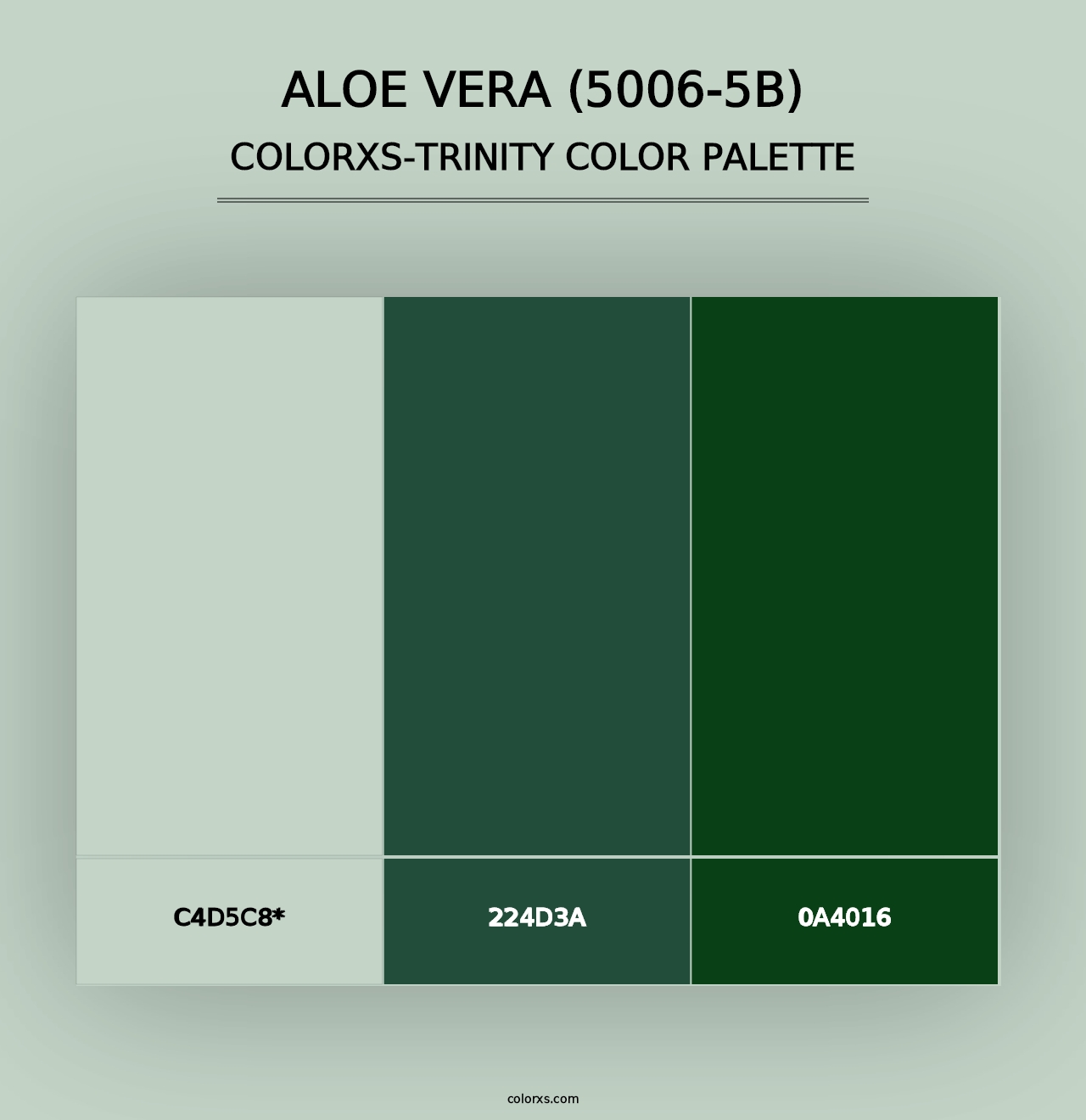 Aloe Vera (5006-5B) - Colorxs Trinity Palette