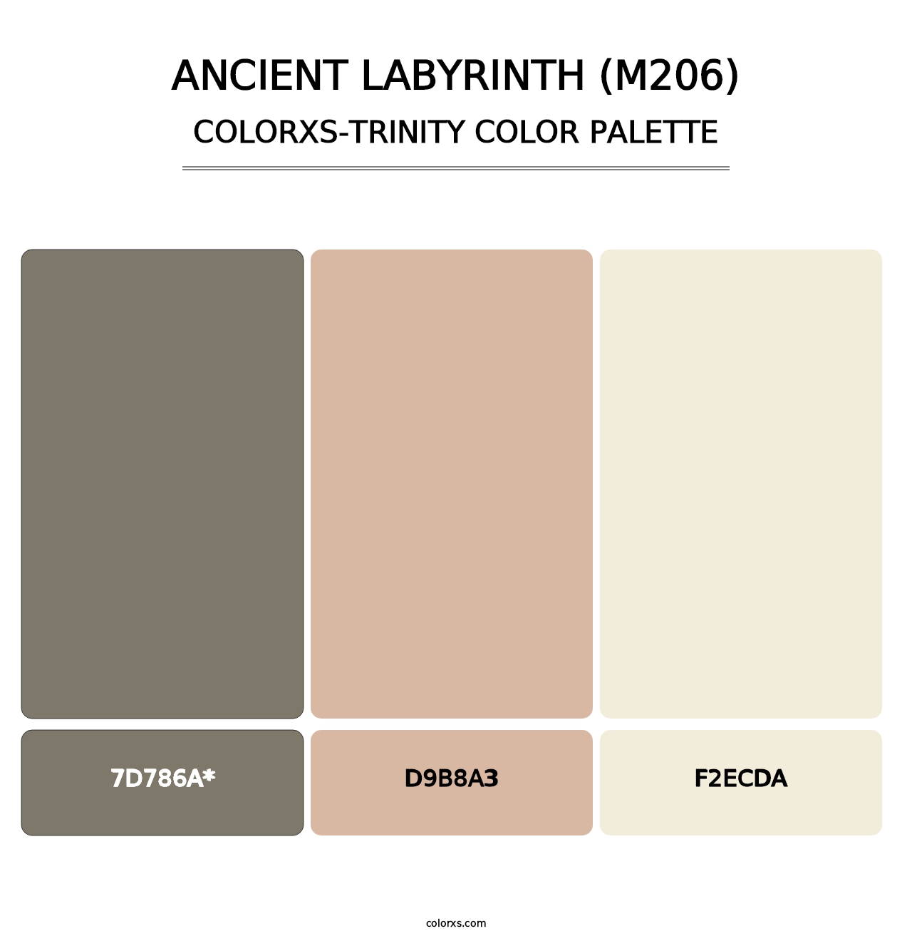 Ancient Labyrinth (M206) - Colorxs Trinity Palette