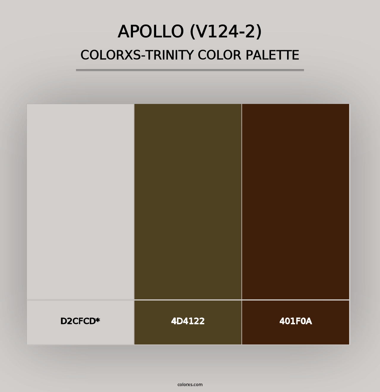 Apollo (V124-2) - Colorxs Trinity Palette