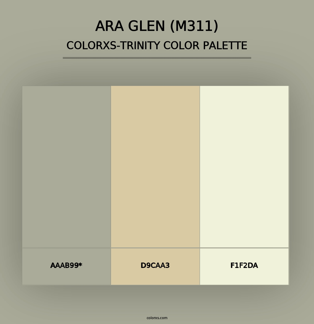 Ara Glen (M311) - Colorxs Trinity Palette