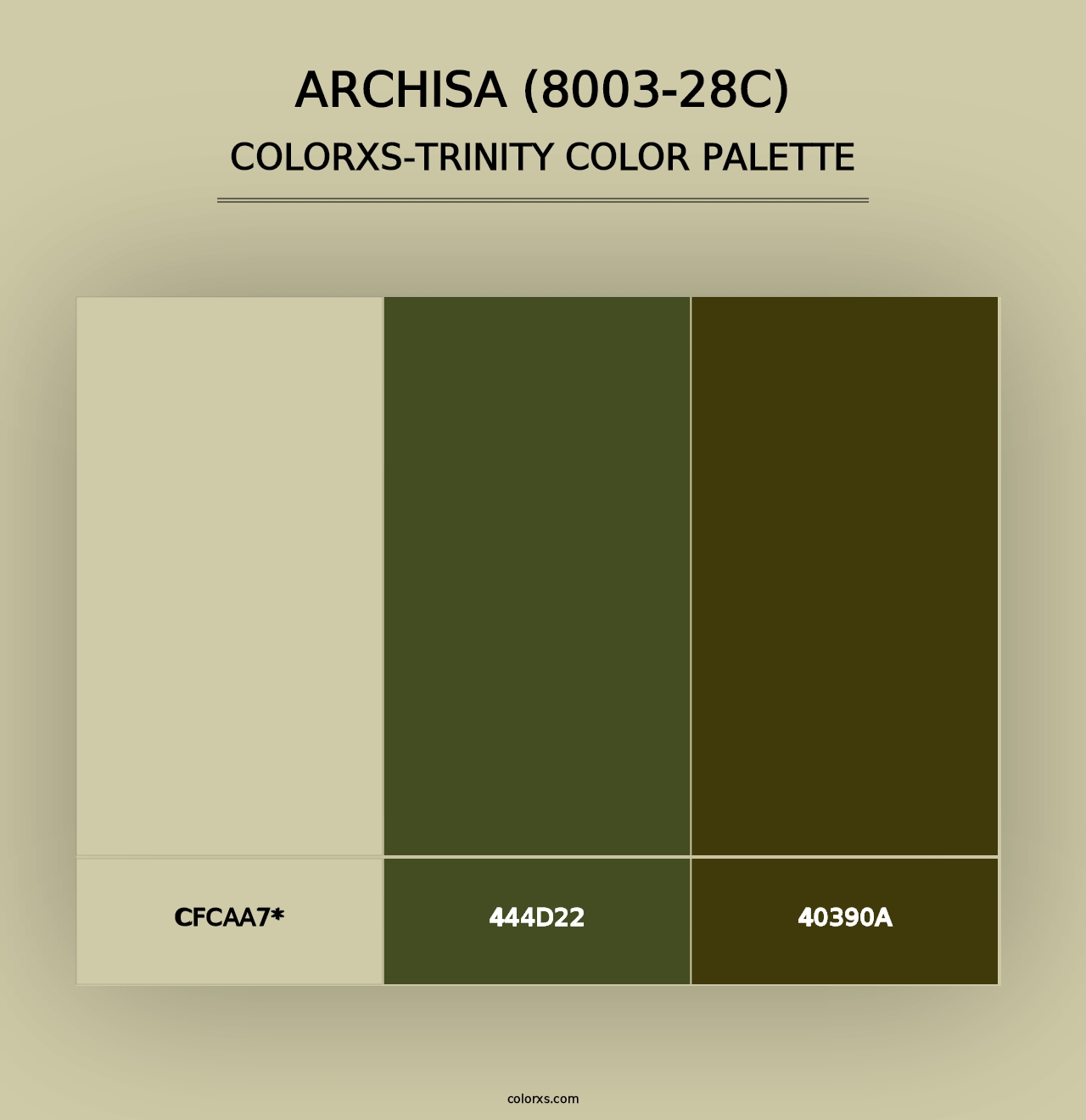 Archisa (8003-28C) - Colorxs Trinity Palette