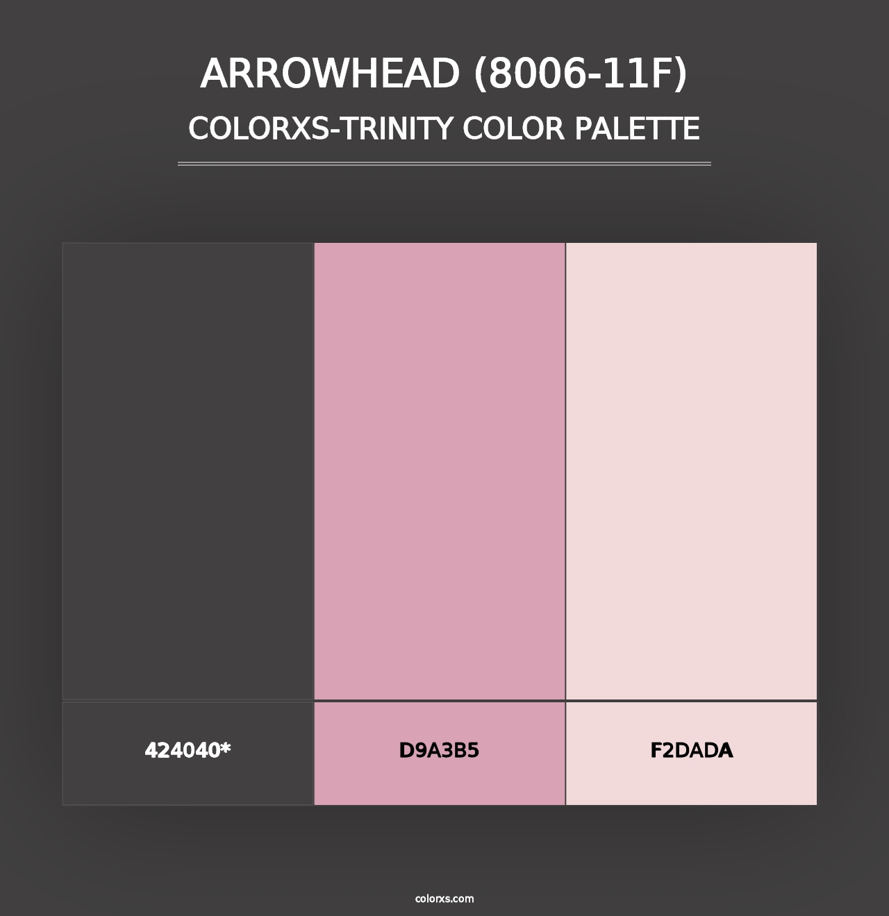 Arrowhead (8006-11F) - Colorxs Trinity Palette