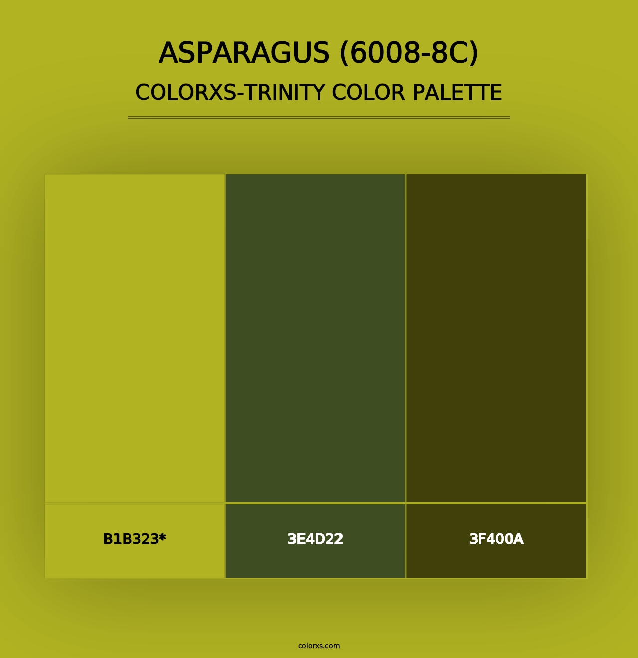 Asparagus (6008-8C) - Colorxs Trinity Palette