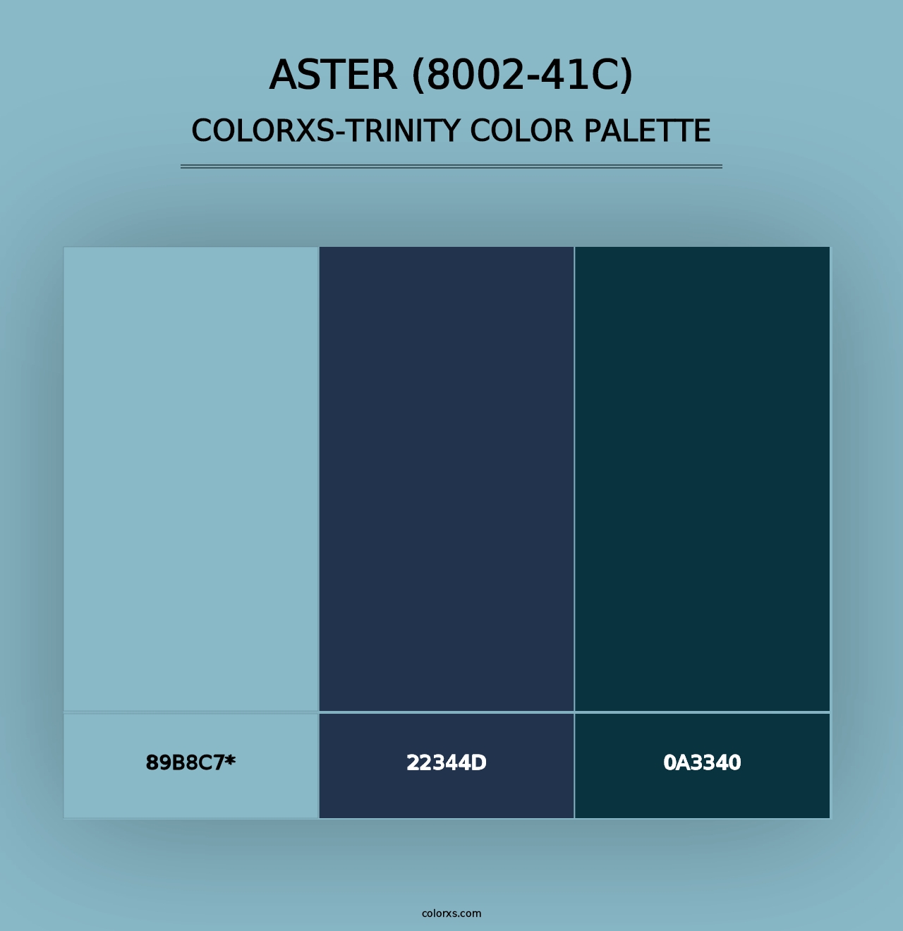 Aster (8002-41C) - Colorxs Trinity Palette