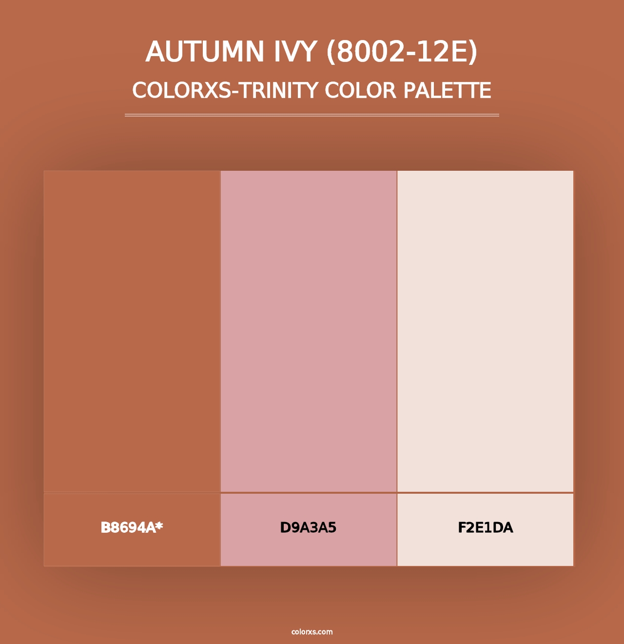 Autumn Ivy (8002-12E) - Colorxs Trinity Palette