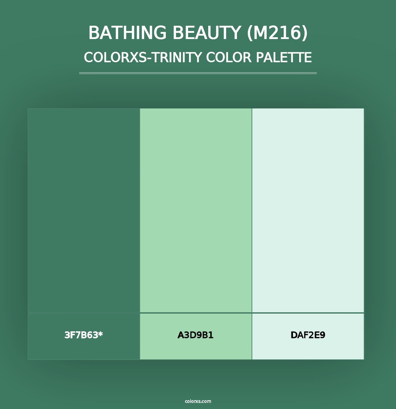 Bathing Beauty (M216) - Colorxs Trinity Palette