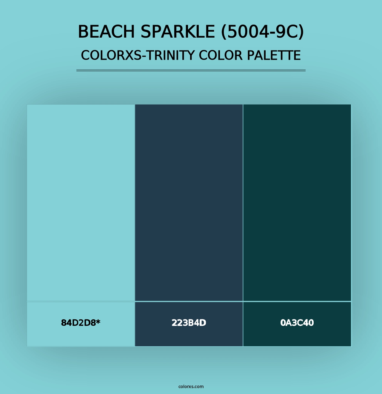 Beach Sparkle (5004-9C) - Colorxs Trinity Palette