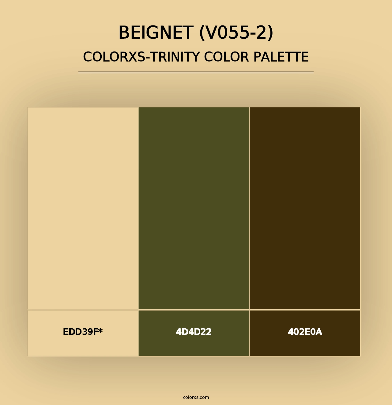 Beignet (V055-2) - Colorxs Trinity Palette