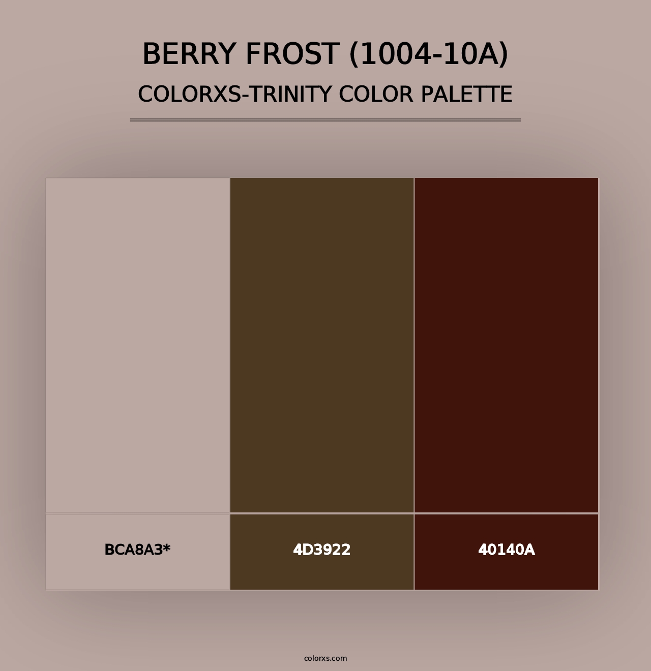 Berry Frost (1004-10A) - Colorxs Trinity Palette