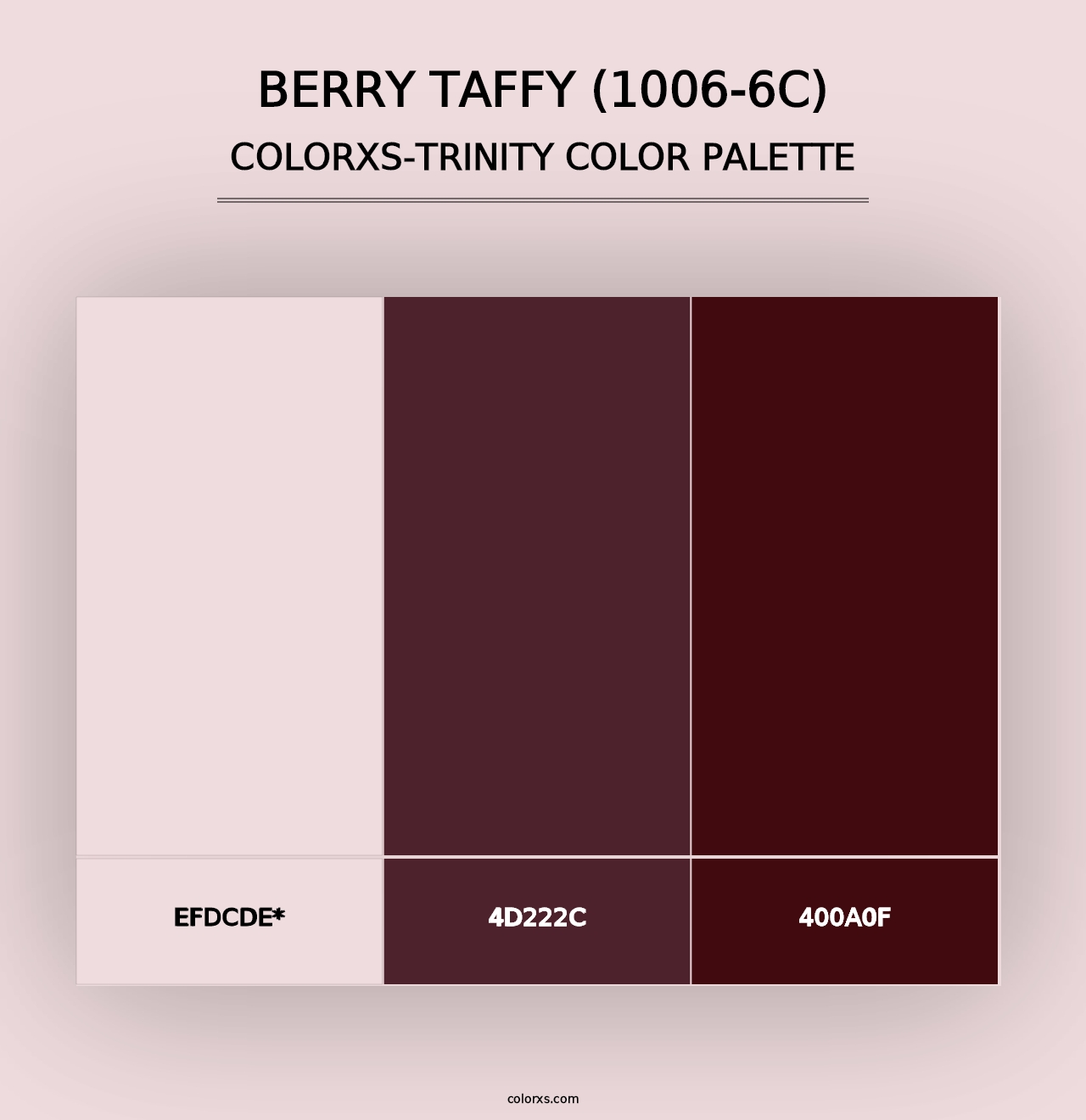 Berry Taffy (1006-6C) - Colorxs Trinity Palette