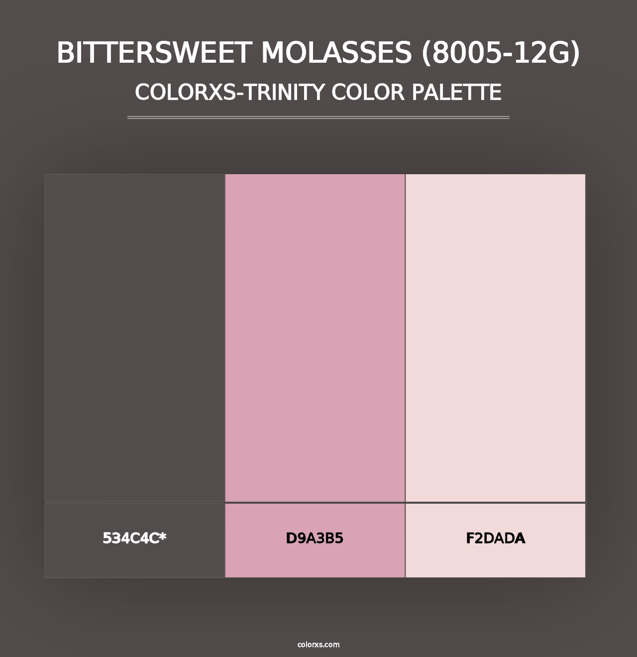 Bittersweet Molasses (8005-12G) - Colorxs Trinity Palette