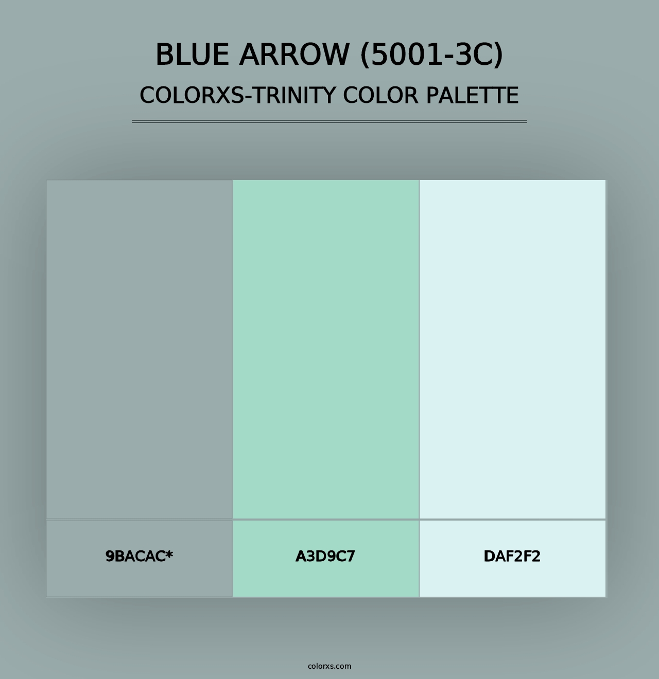 Blue Arrow (5001-3C) - Colorxs Trinity Palette