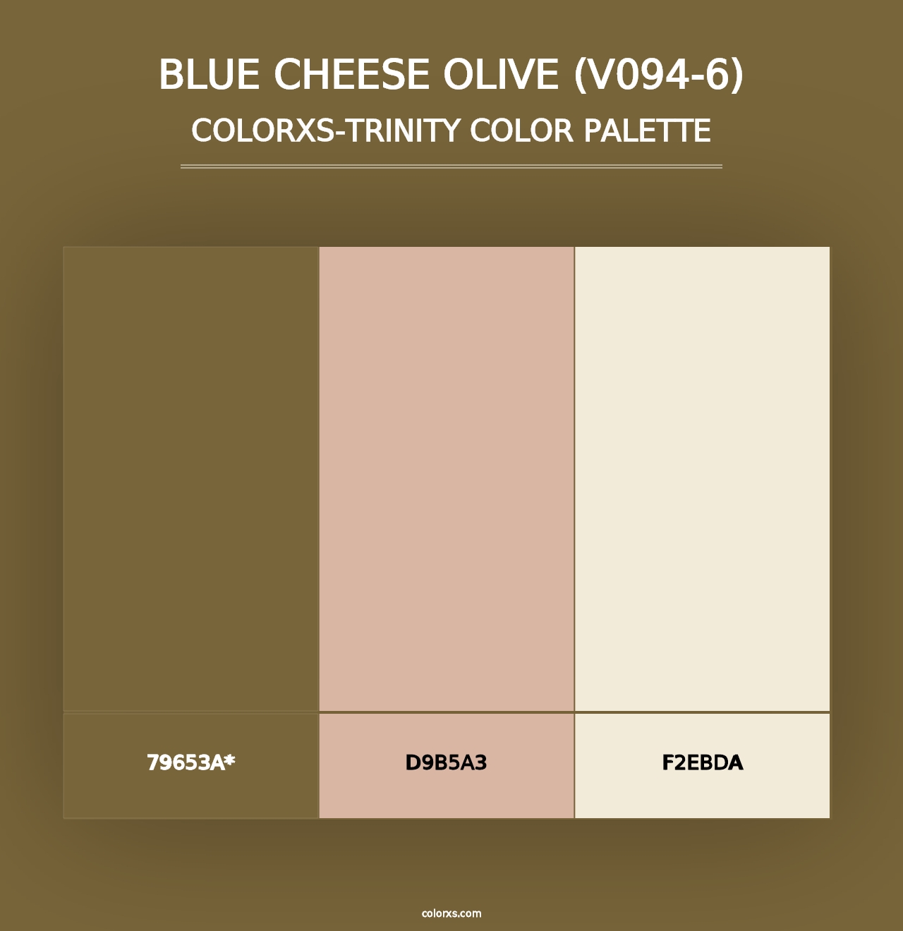 Blue Cheese Olive (V094-6) - Colorxs Trinity Palette