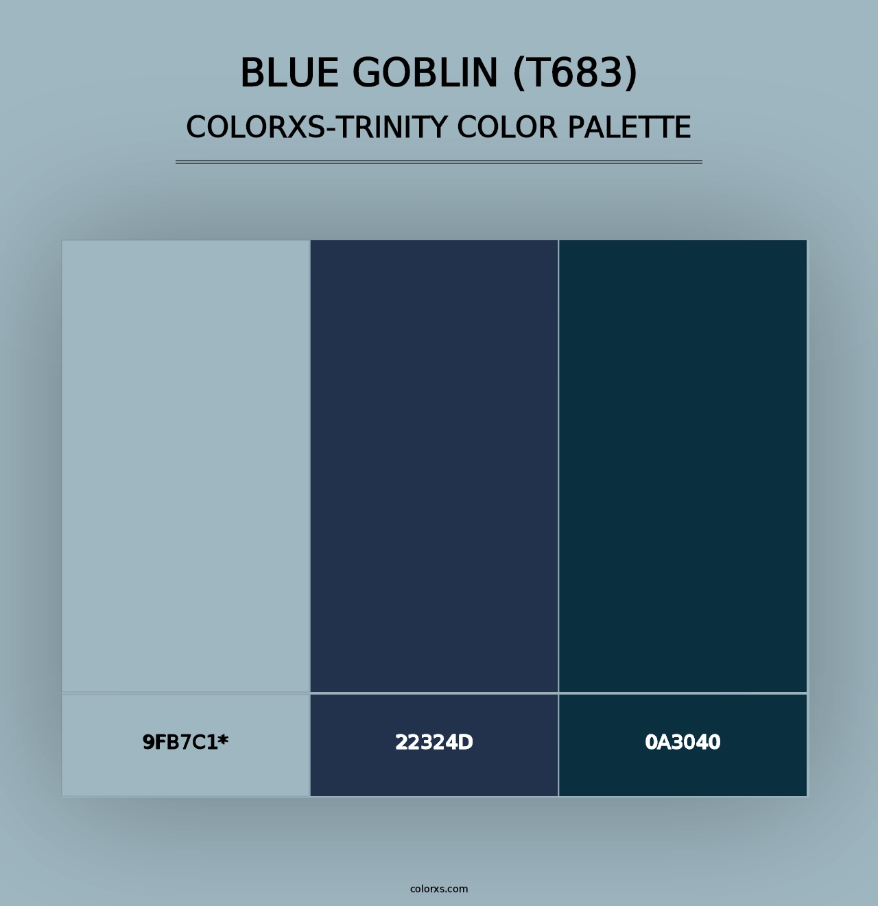 Blue Goblin (T683) - Colorxs Trinity Palette