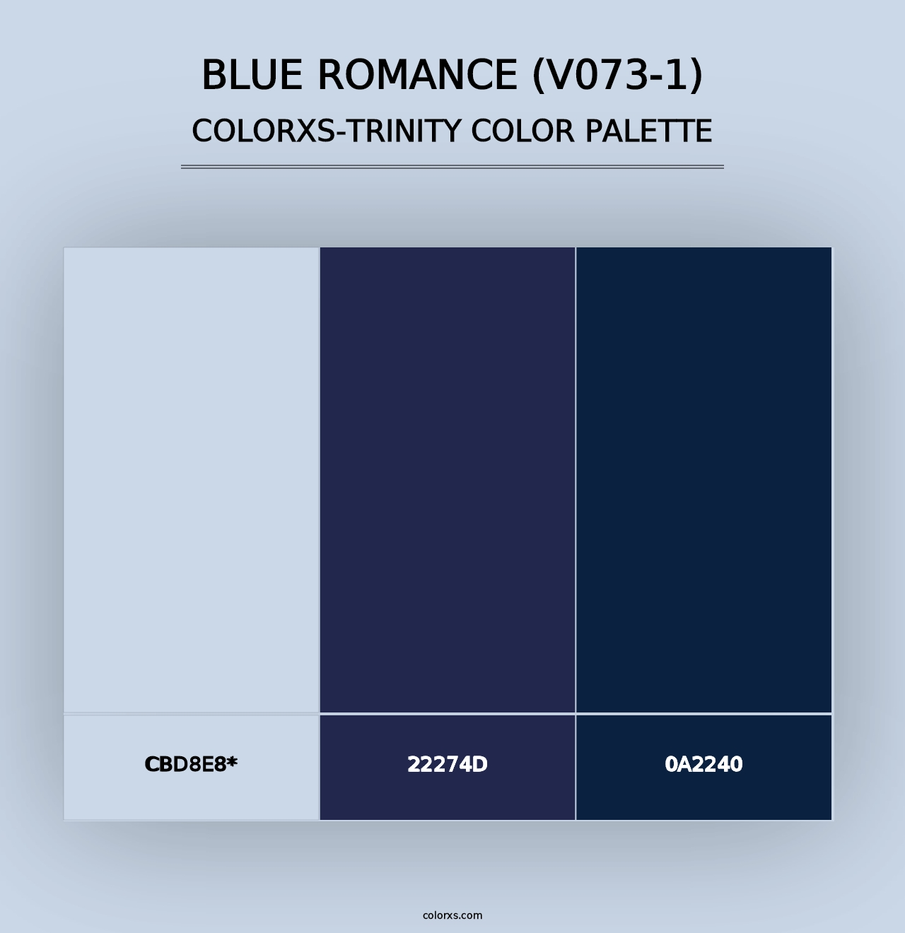 Blue Romance (V073-1) - Colorxs Trinity Palette